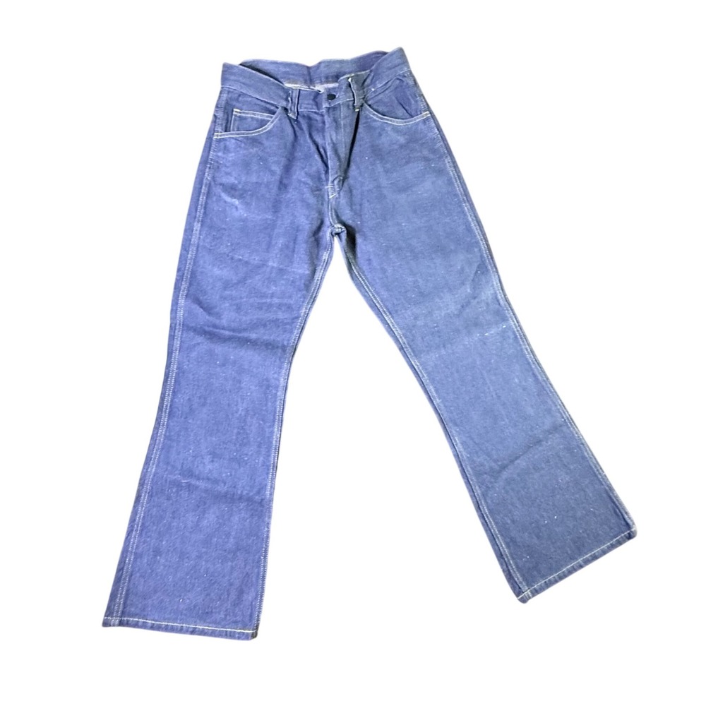 Phoenix Brand Flare Leg Jeans 32x30 Vintage Dark Medium Wash Denim Pants - Picture 2 of 6